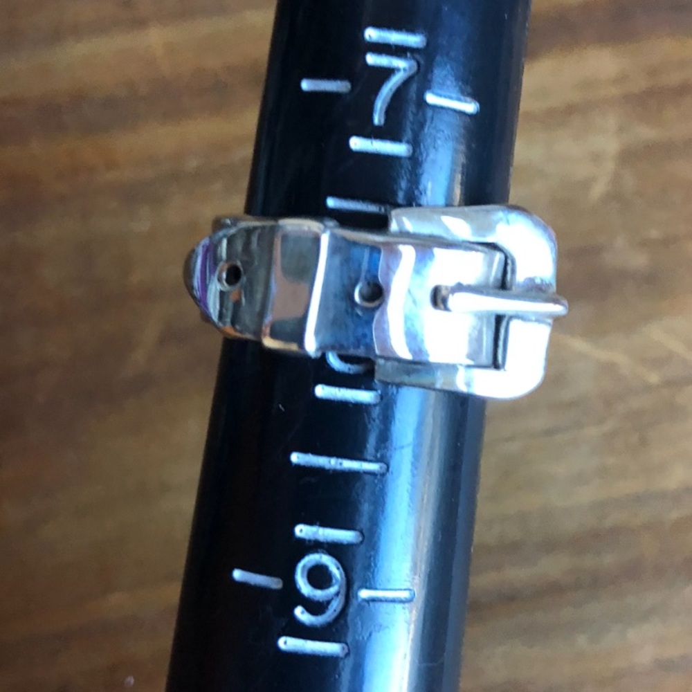 Sterling Silver Buckle Ring - Picture 11 of 16